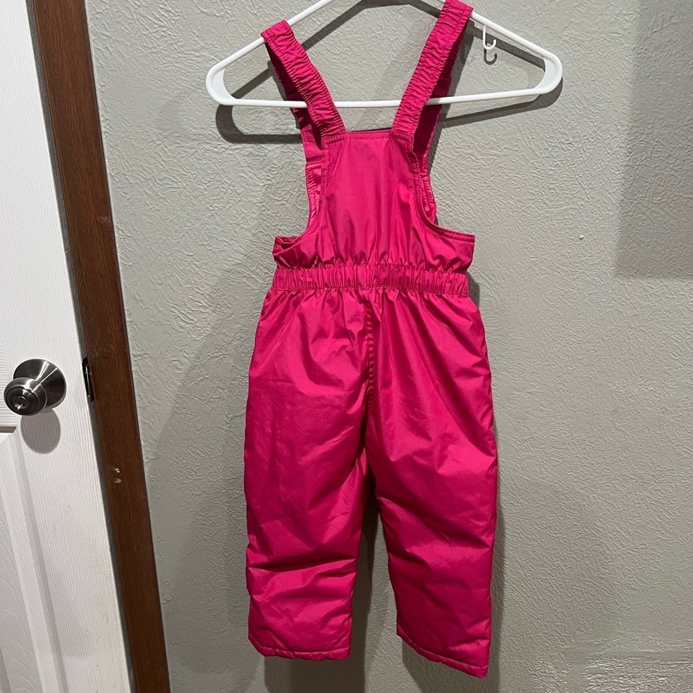 Weatherproof Pink Kids Overalls Ski Wear Winter wear EUC Size 3T - Picture 4 of 4